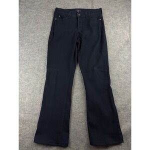 NYDJ Women's 6 Bedazzled Pocket Bootcut‎ Dark Wash Denim Jeans Classy Western